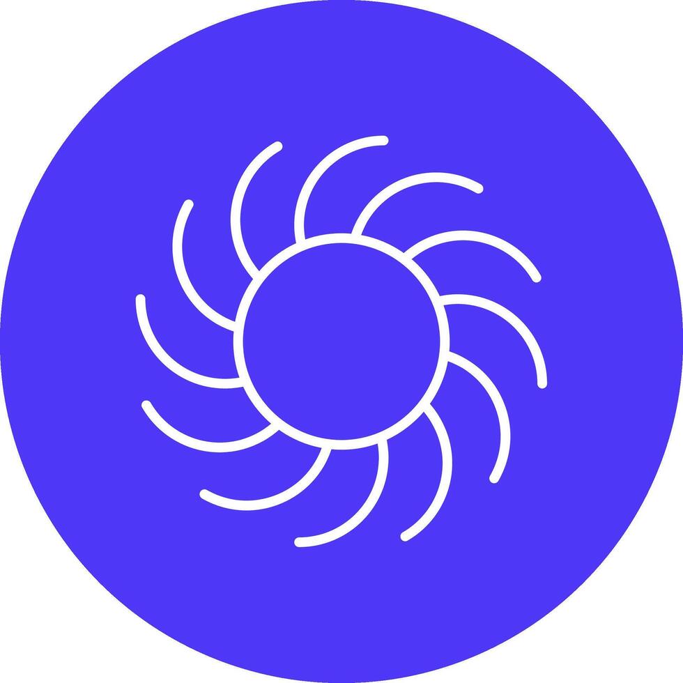 Nebula Line Multi Circle Icon vector
