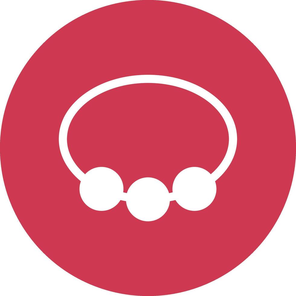 Bangle Glyph Multi Circle Icon vector