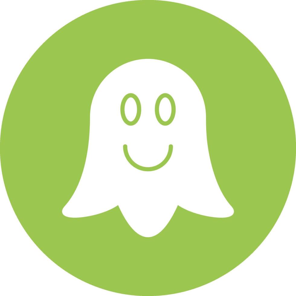 Ghost Glyph Multi Circle Icon vector