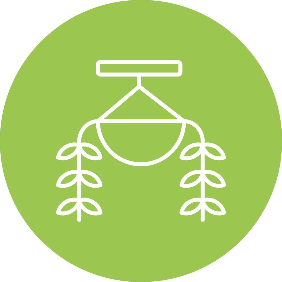 Burros Tail Line Multi Circle Icon vector
