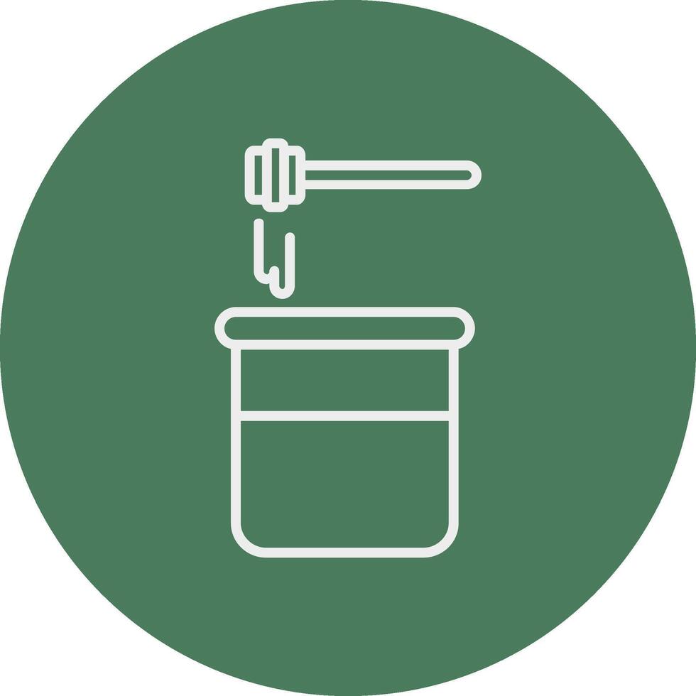 Honey Line Multi Circle Icon vector