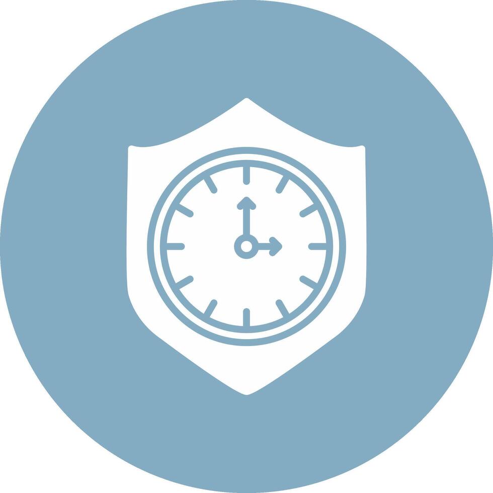 Reliablity Glyph Multi Circle Icon vector