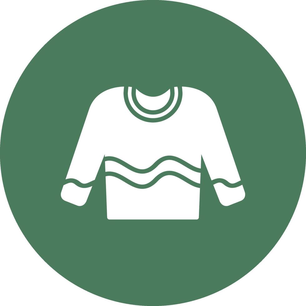 Jumper Glyph Multi Circle Icon vector