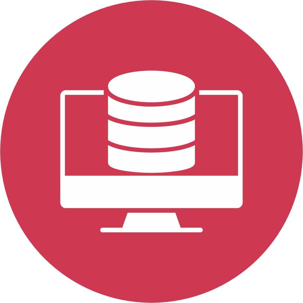 OnGlyph Multi Circle Database Glyph Multi Circle Icon vector