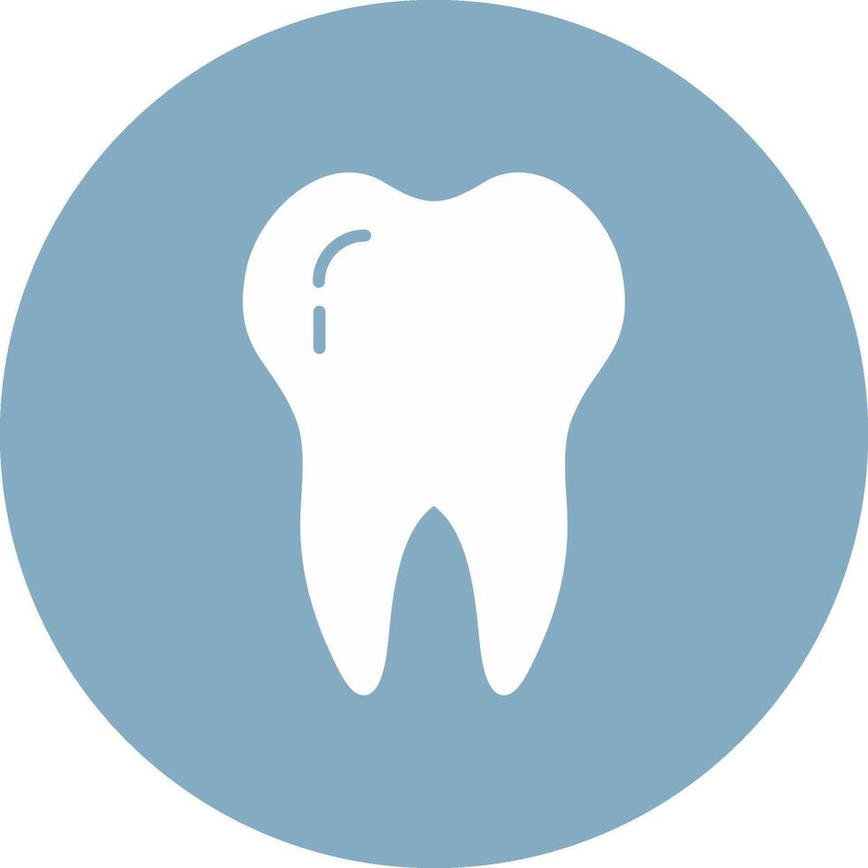 Dental Glyph Multi Circle Icon vector