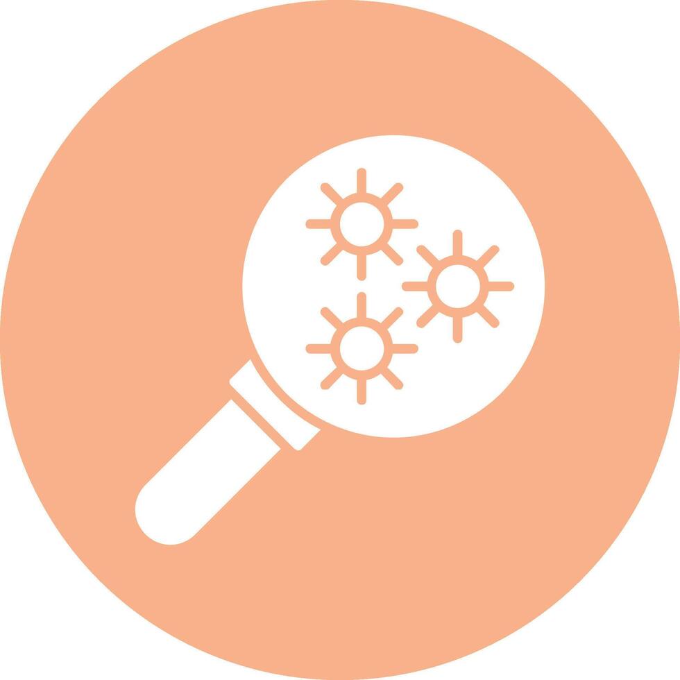 Biology Glyph Multi Circle Icon vector