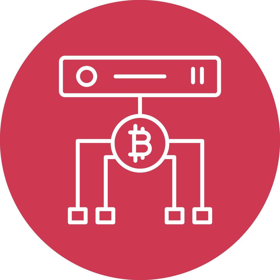 Data Volume Line Multi Circle Icon vector