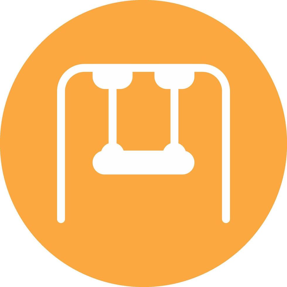Swing Glyph Multi Circle Icon vector