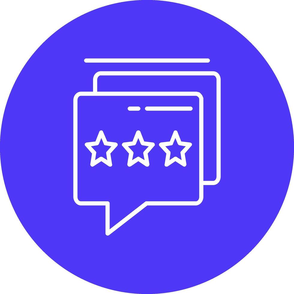 Feedback Chat Line Multi Circle Icon vector