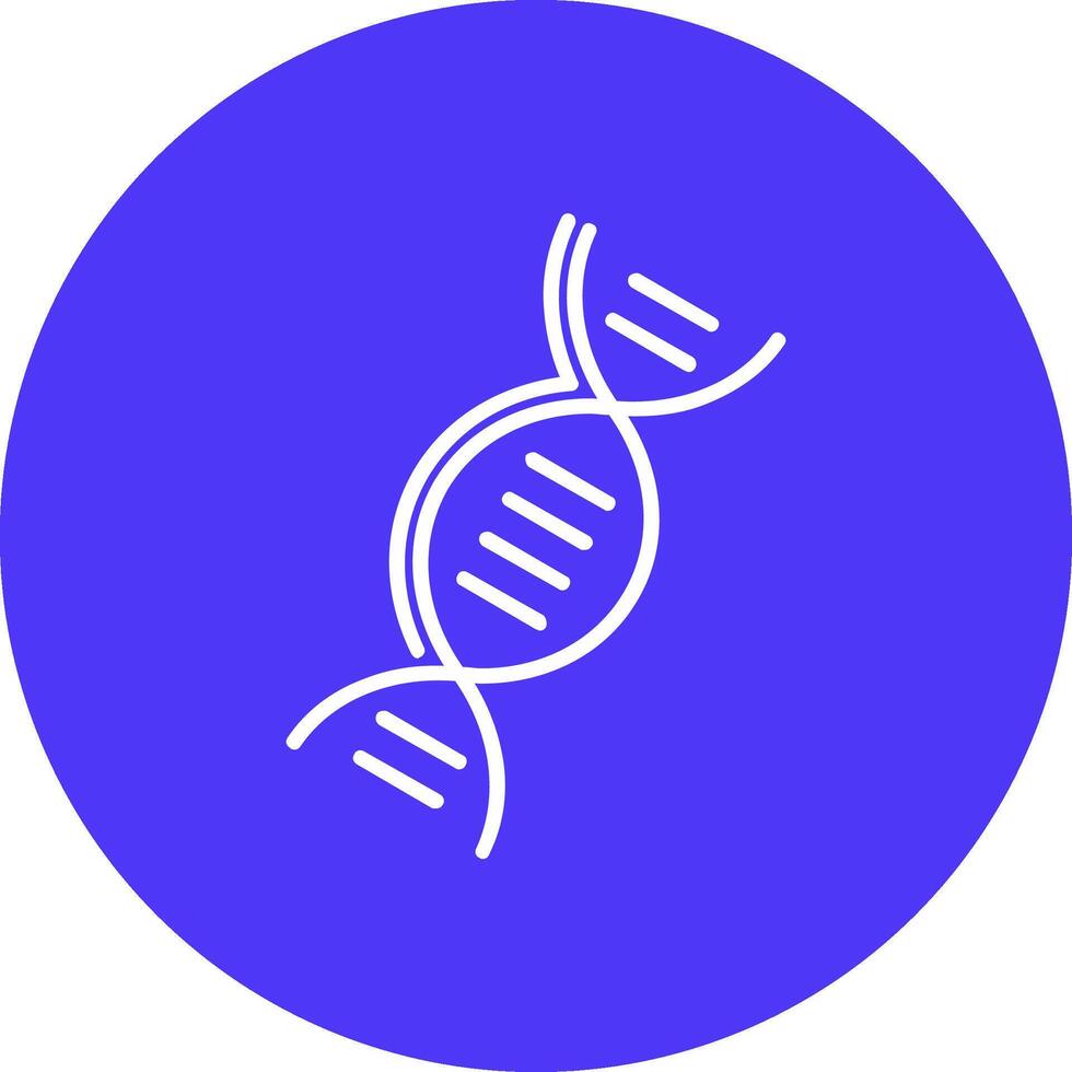DNA Line Multi Circle Icon vector