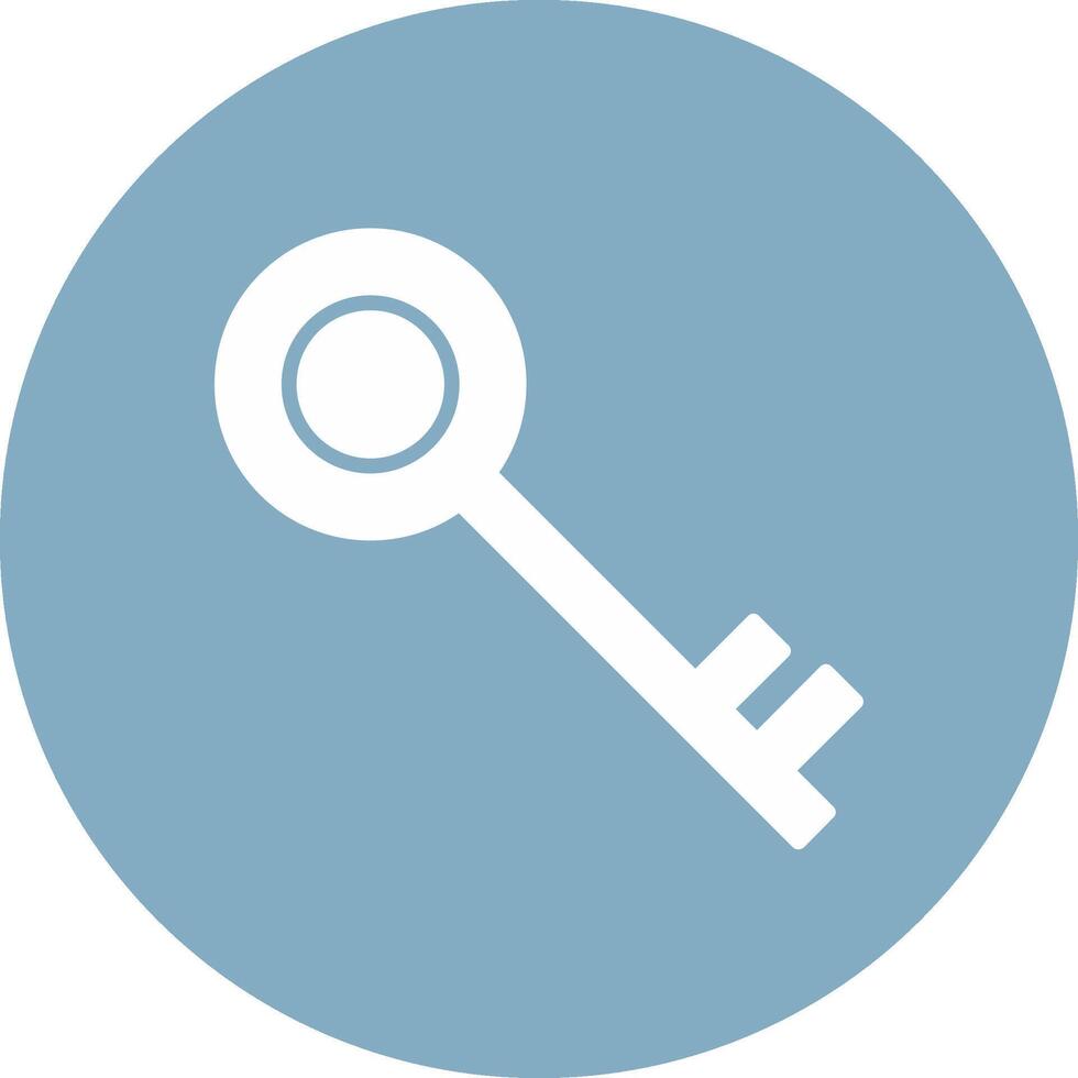 Key Glyph Multi Circle Icon vector