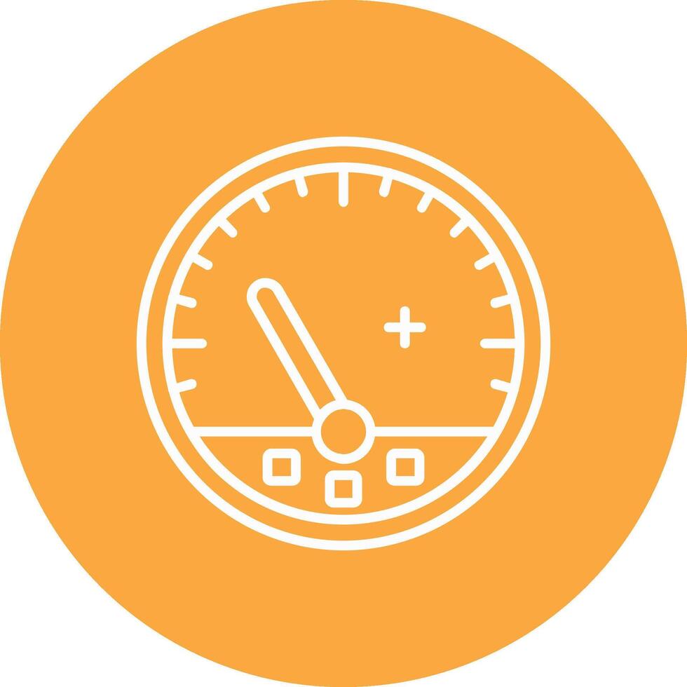 Gauge Line Multi Circle Icon vector