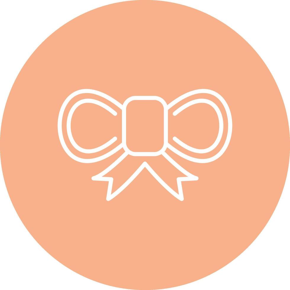 Bow Line Multi Circle Icon vector