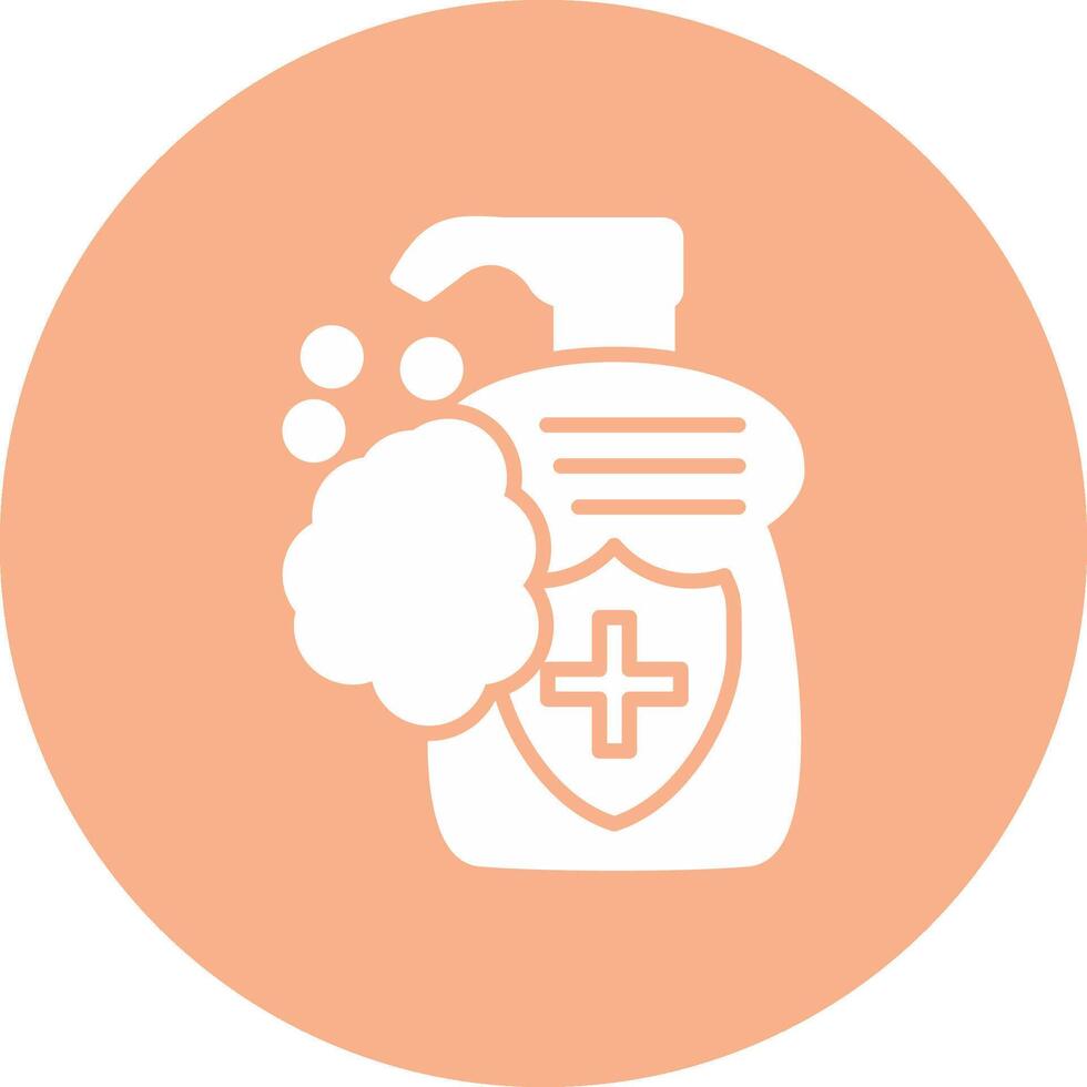 Soap Glyph Multi Circle Icon vector