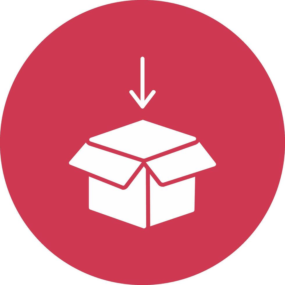 Package Design Glyph Multi Circle Icon vector