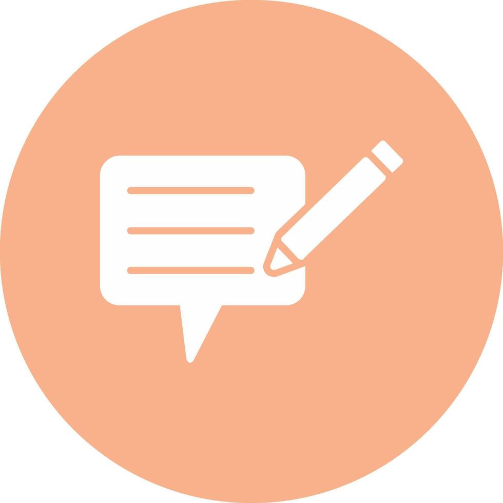 Blog Glyph Multi Circle Icon vector