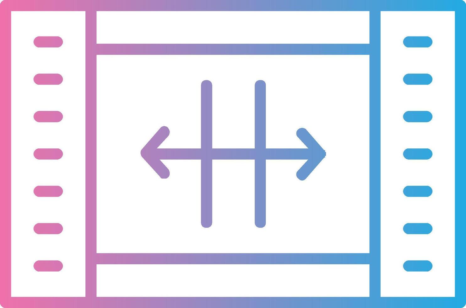 Resize Line Gradient Icon Design vector
