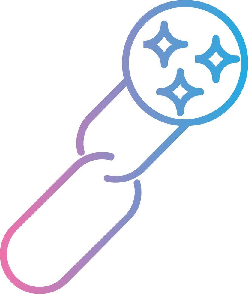 Clean URL Line Gradient Icon Design vector