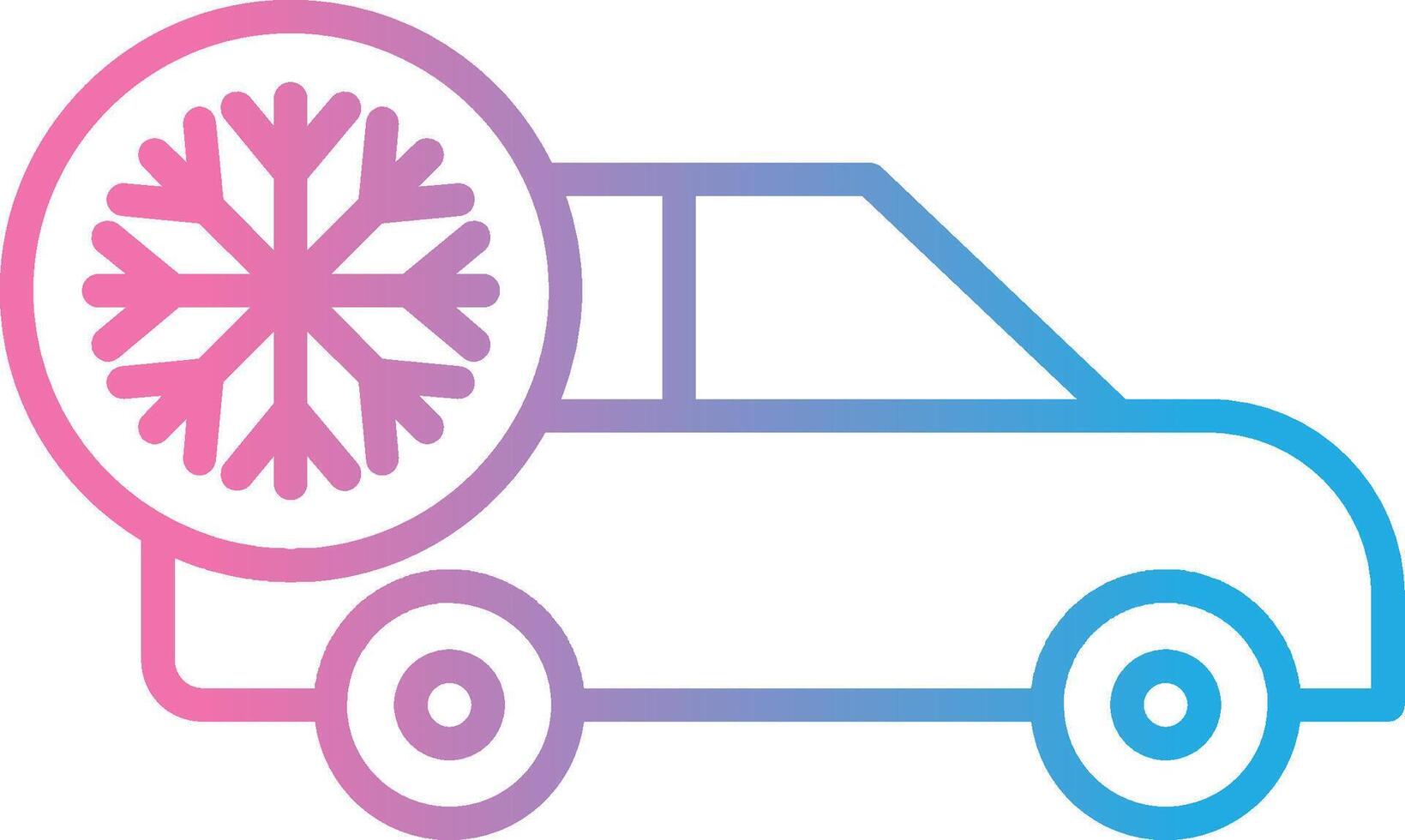 Air Conditioner Line Gradient Icon Design vector