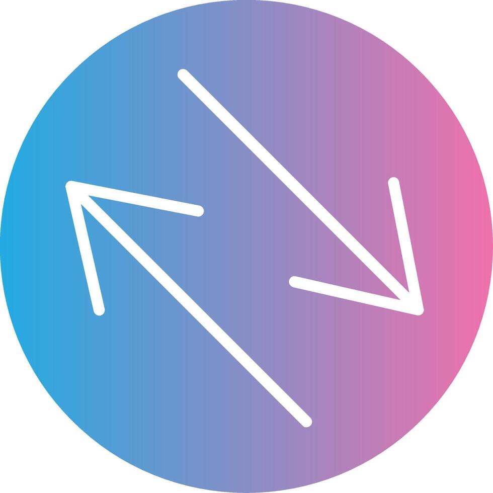 Swap Glyph Gradient Icon Design vector