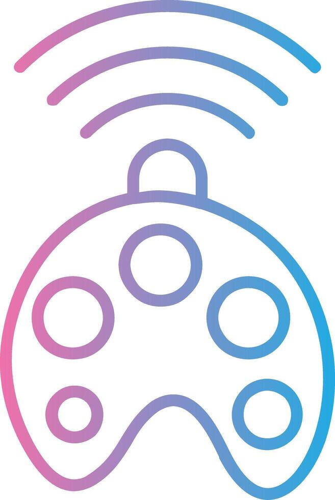 Art Line Gradient Icon Design vector
