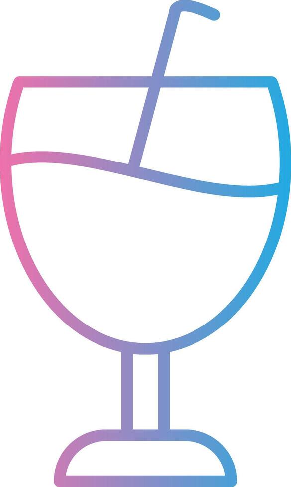 Fresh Line Gradient Icon Design vector