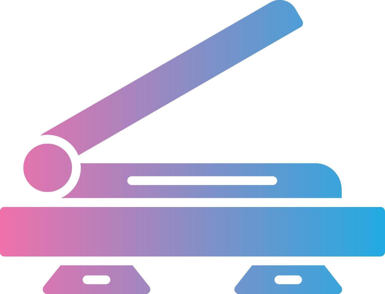 Scanner Glyph Gradient Icon Design vector