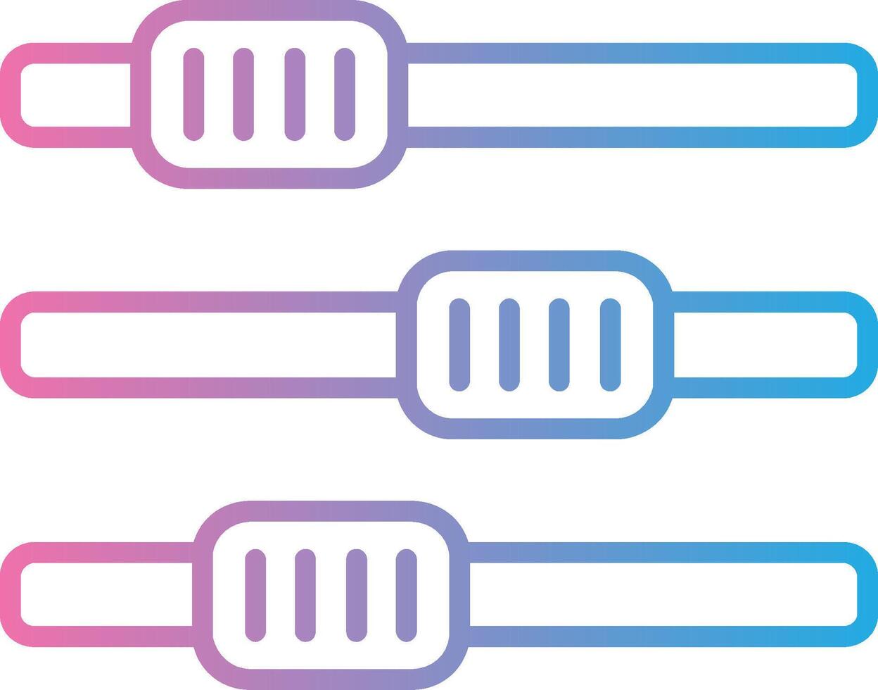 Settings Line Gradient Icon Design vector