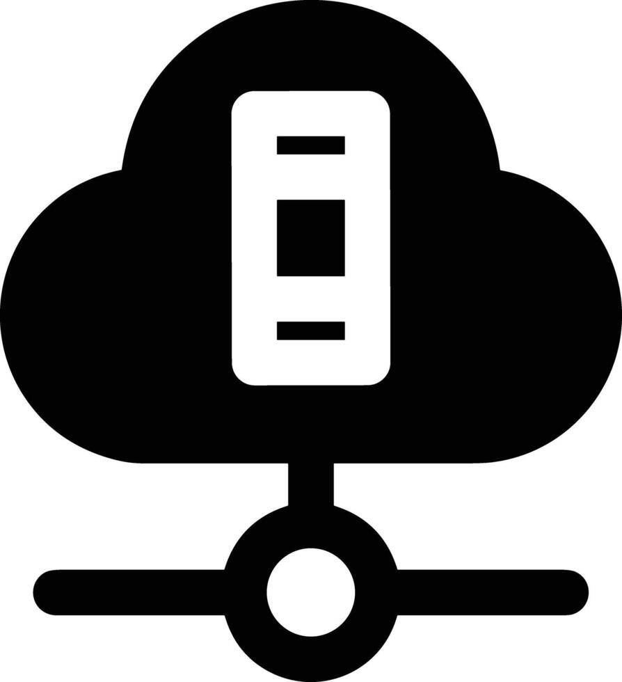 Data storage icon symbol image for database illustration vector