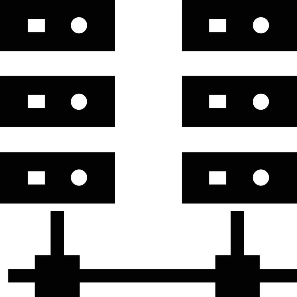 Data storage icon symbol image for database illustration vector