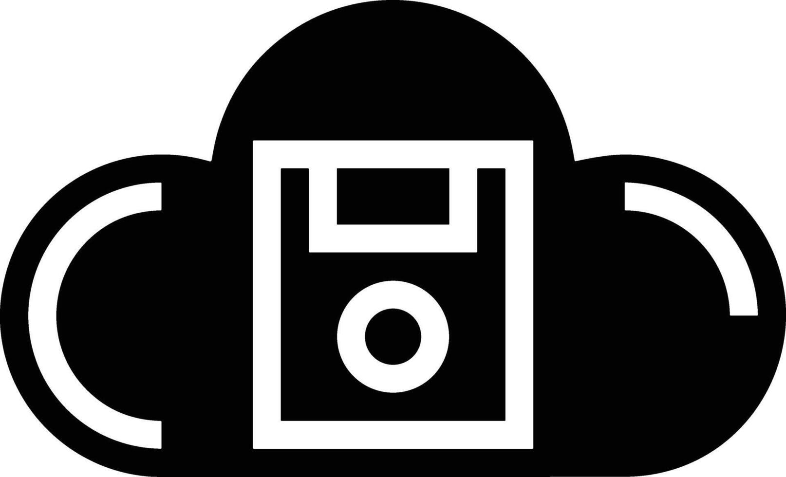 Data storage icon symbol image for database illustration vector