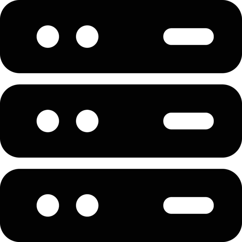Data storage icon symbol image for database illustration vector