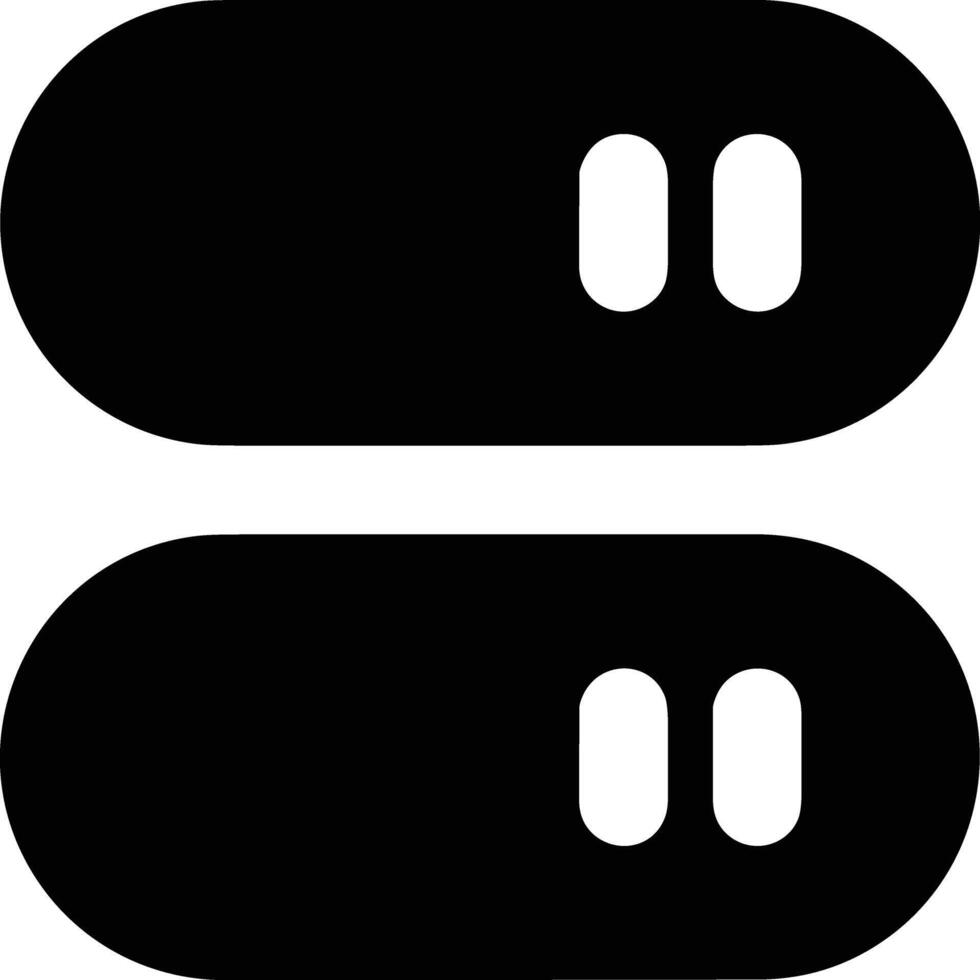 Data storage icon symbol image for database illustration vector