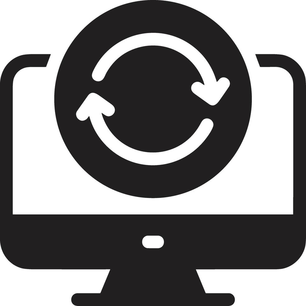 Data storage icon symbol image for database illustration vector