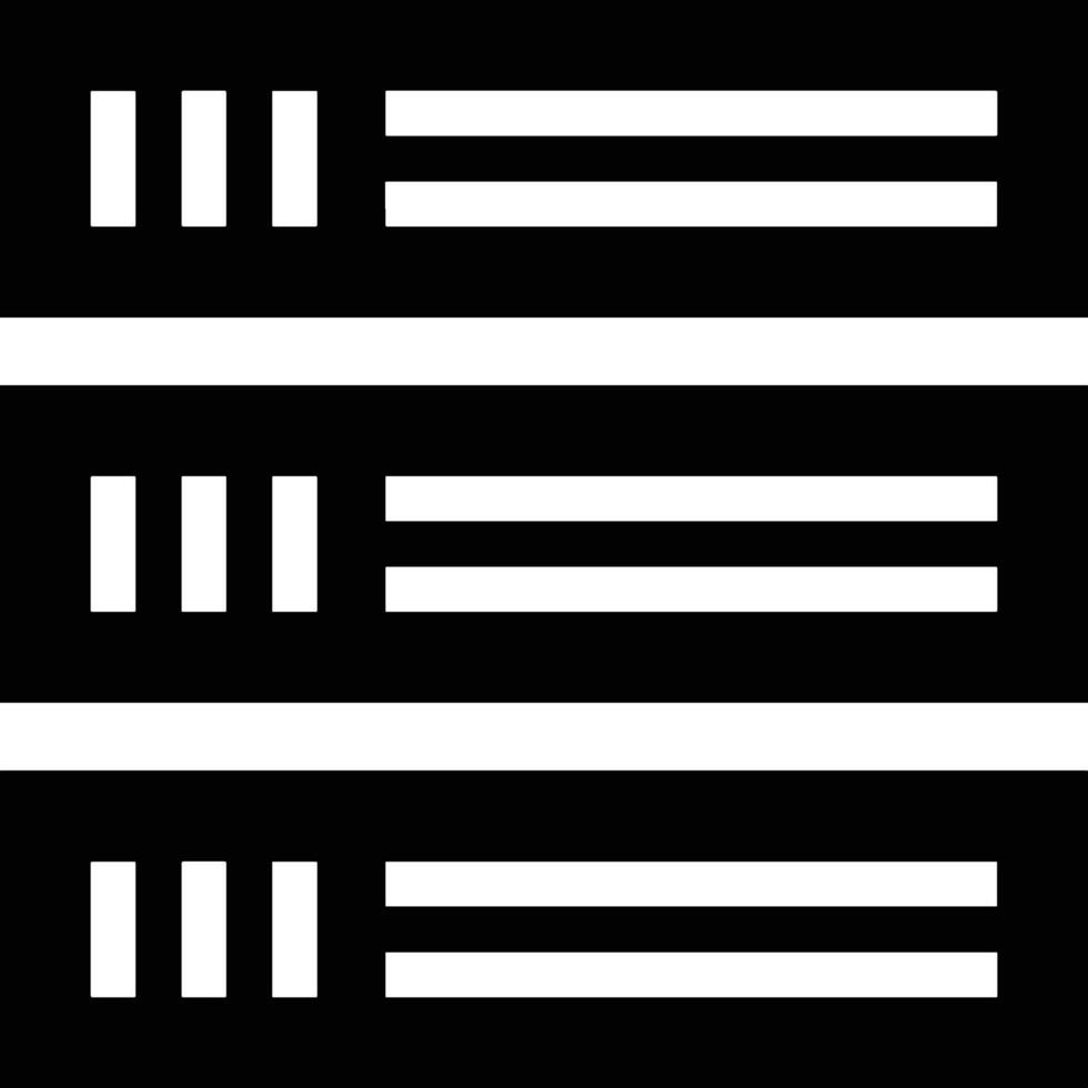 Data storage icon symbol image for database illustration vector