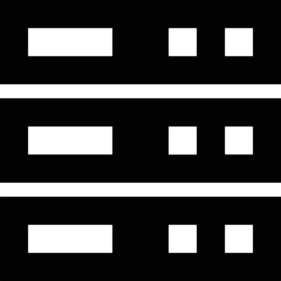 Data storage icon symbol image for database illustration vector