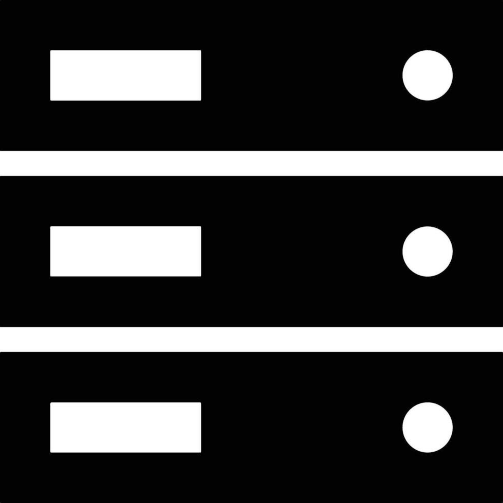 Data storage icon symbol image for database illustration vector