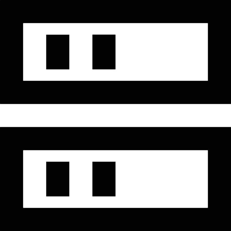 Data storage icon symbol image for database illustration vector