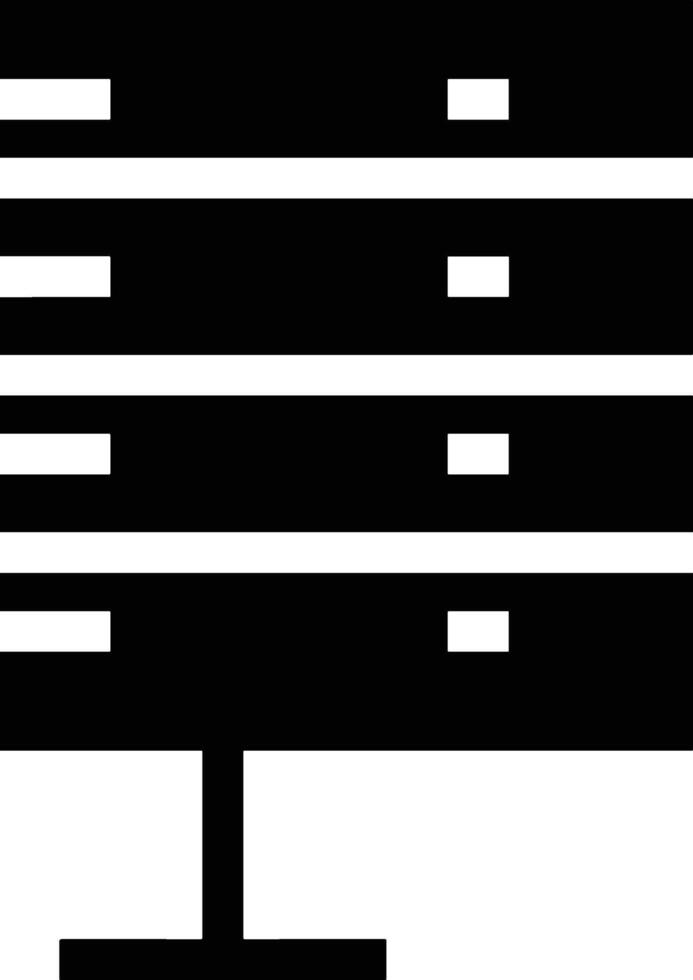 Data storage icon symbol image for database illustration vector