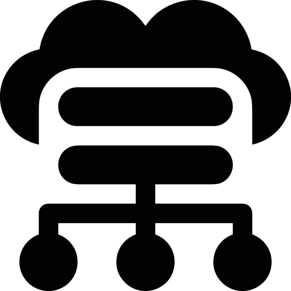 Data storage icon symbol image for database illustration vector