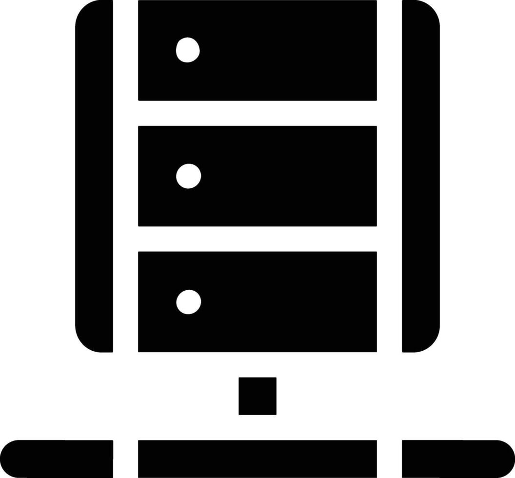 Data storage icon symbol image for database illustration vector