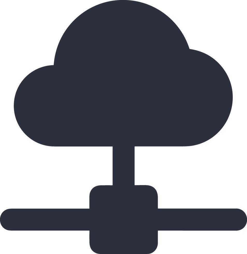 Data storage icon symbol image for database illustration vector