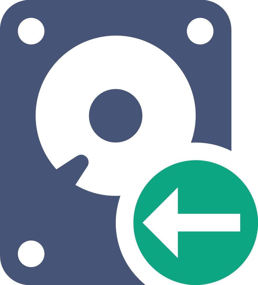 Data storage icon symbol image for database illustration vector