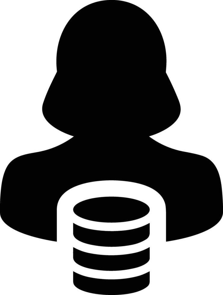 Data storage icon symbol image for database illustration vector