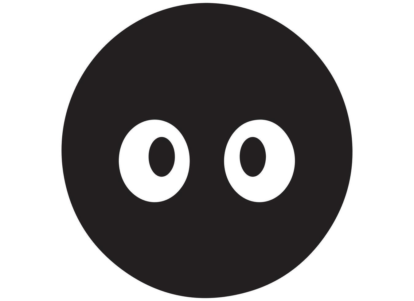 black silhouette funny face gesture emoji free vector