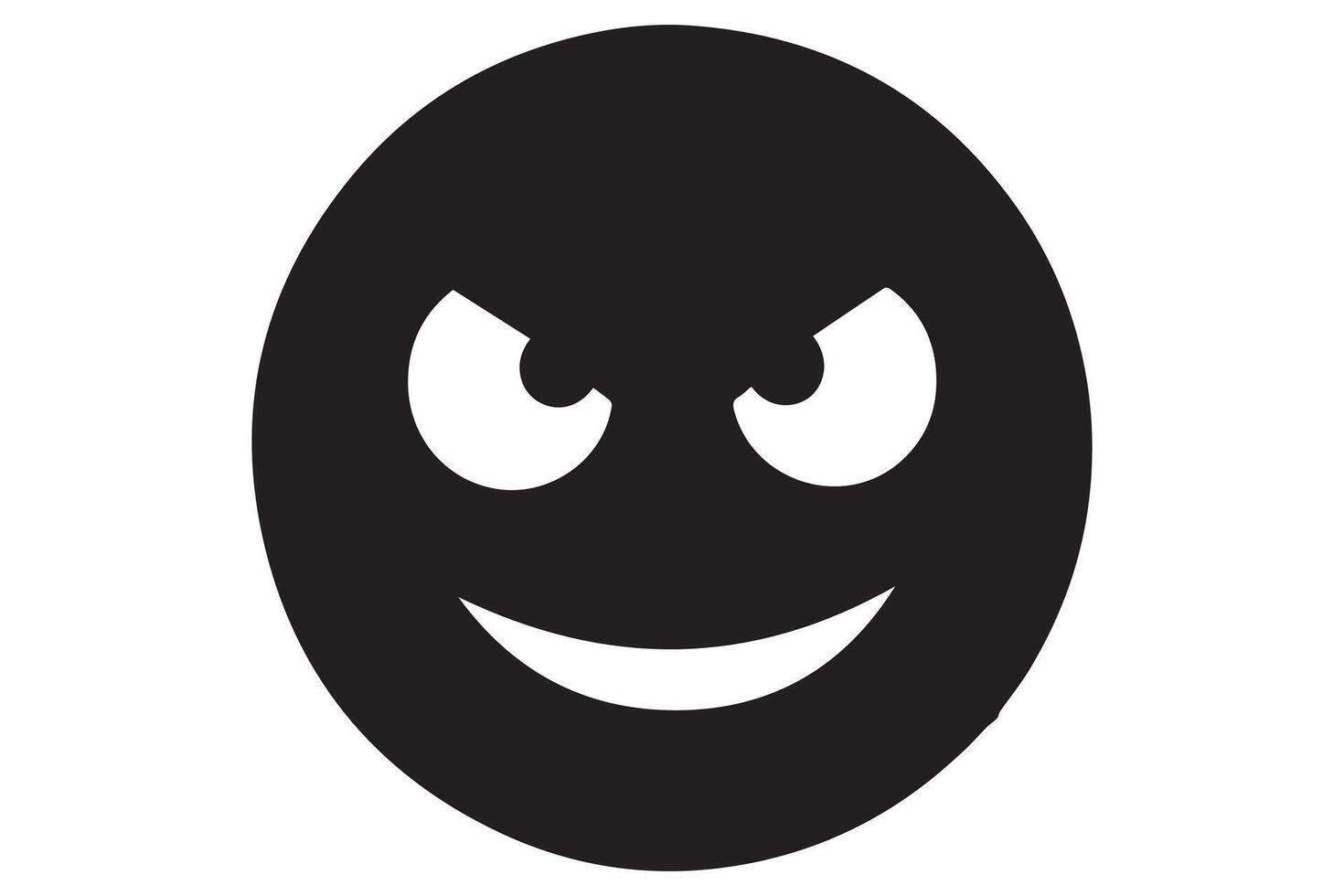 black silhouette funny face gesture emoji free vector