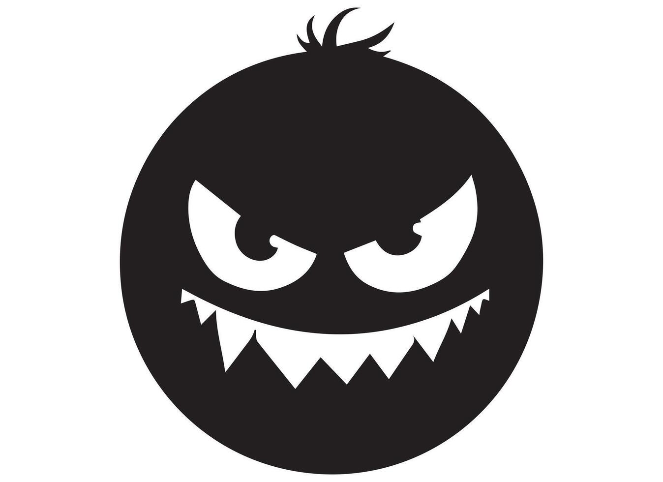 black silhouette funny face gesture emoji free vector