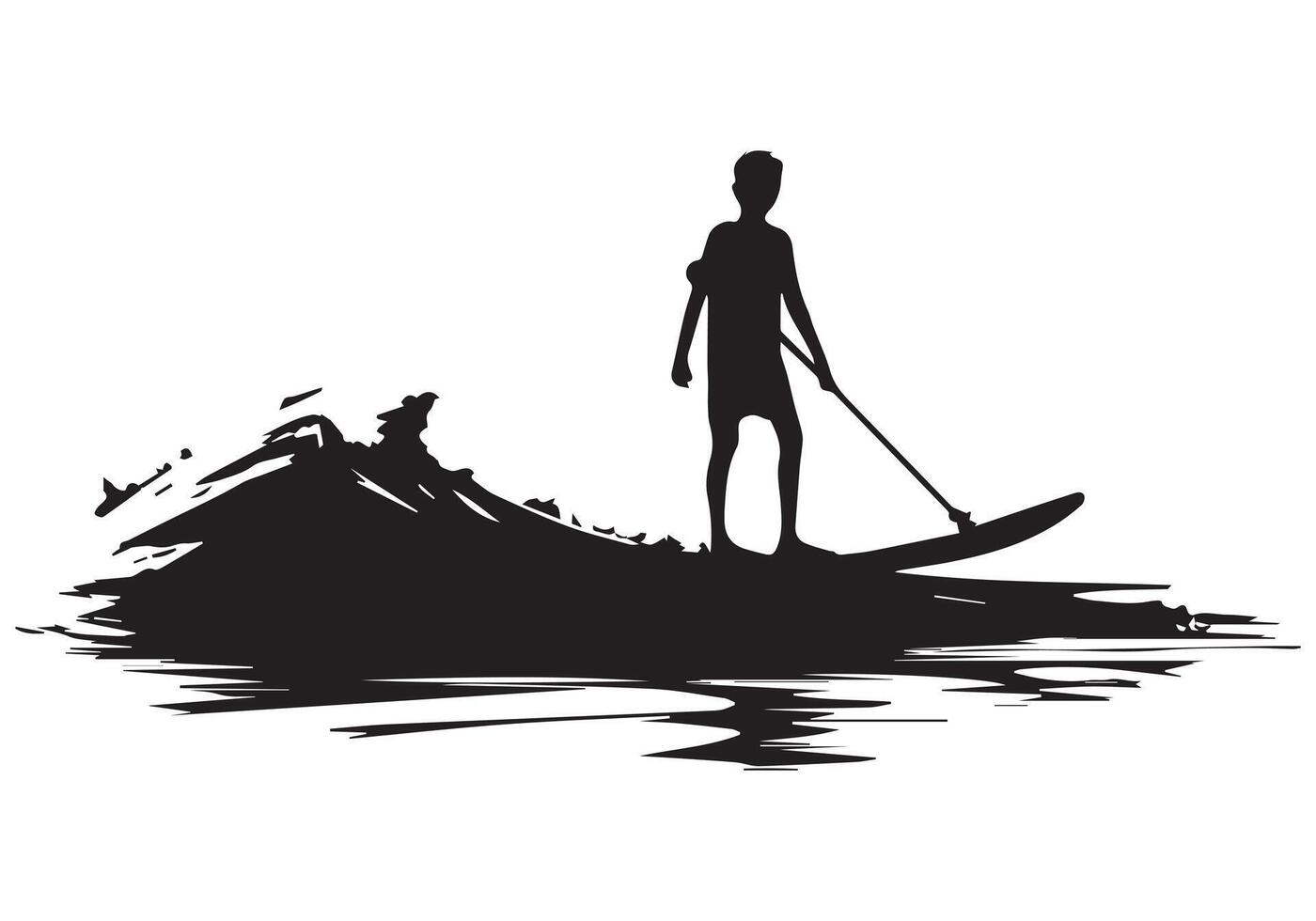 Surfboarding silhouettes pro design vector