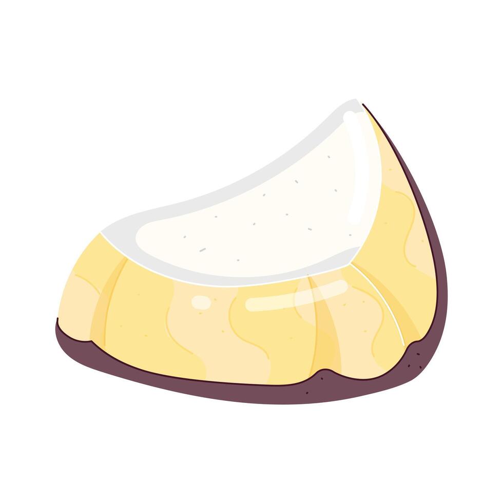 Handy of Tropical Coconut Flat Stickers vector
