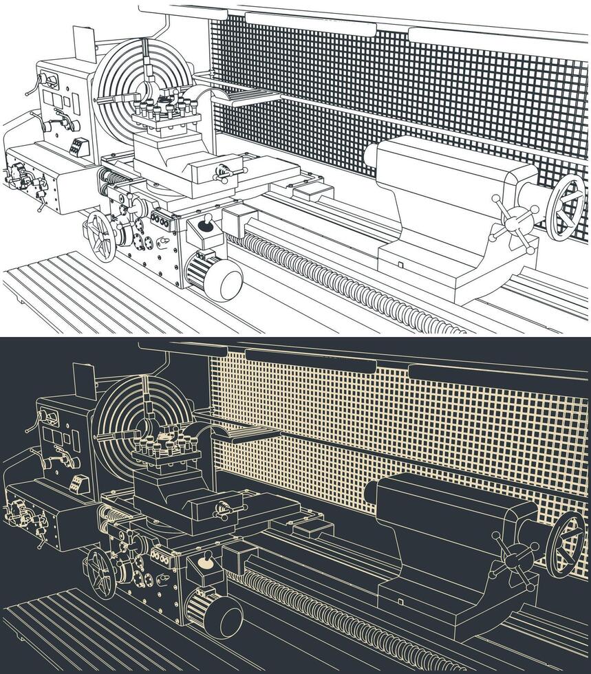 molienda máquina cerca arriba vector